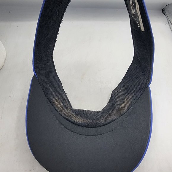 Nike Adults Blue Aerobill Featherlight Visor Golf Outdoors Summer Lightweight - Picture 6 of 8